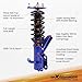 maXpeedingrods Coilovers for Honda Civic DX/EX/GX/HX/LX/Si 2001-2005, Height Adjustable Coilovers Suspension Kit, Preset Damping Shock Absorber Struts, Lowering Kit Blue