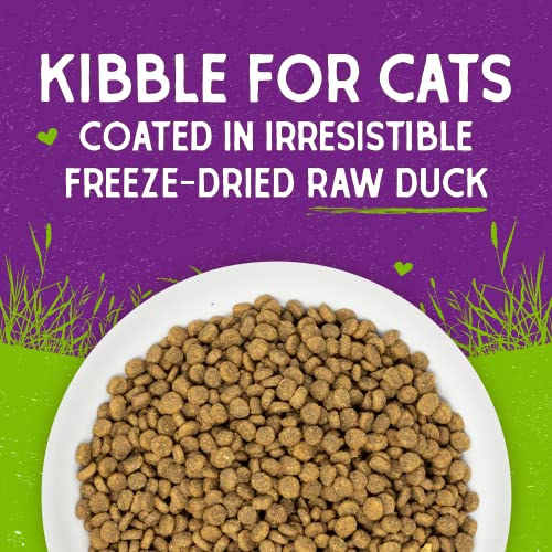 Stella & Chewy's Raw Coated Cat Food - High Protein, Grain-Free Kibble with Cage-Free Duck - Premium Digestive Support with Probiotics - Natural Small Kibble - Perfect For Picky Eaters - 2.5 lb Bag - image 5