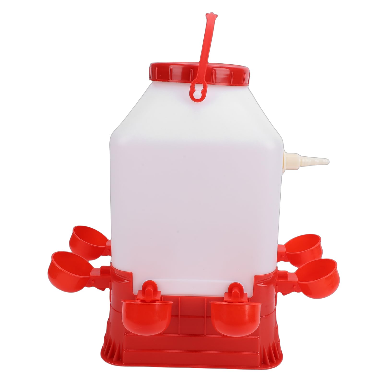 Abbeveratoio Automatico per Pollame Abbeveratoio per Polli di Grande capacità da 10 Litri con 8 Ciotole per L'alimentazione di Pollame da Fattoria