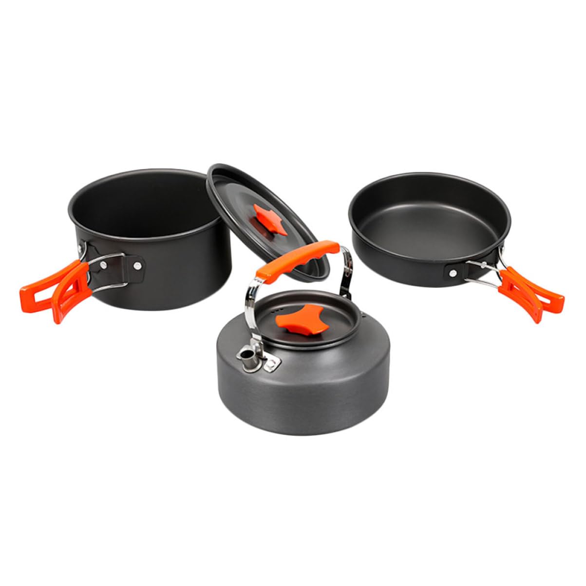 ibasenice Kit De Casseroles pour Camping De Cuisine Extérieur pour Randonnée Pique-