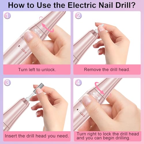 Professional Nail Drill Machine Rechargeable