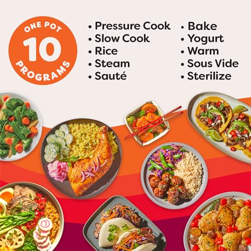 Image of Instant Pot Pro 10-in-1 Pressure Cooker, Slow Cooker, Rice /Grain Cooker, Steamer, Saute, Sous Vide, Yogurt Maker, Sterilizer, and Warmer, Includes App With Over 800 Recipes, Black, 6 Quart