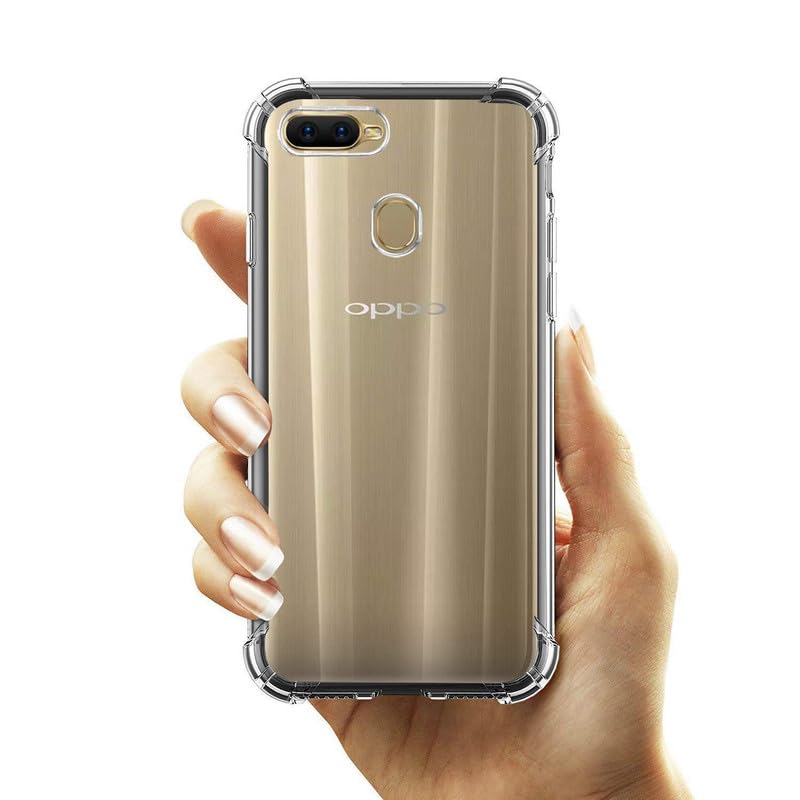 Image of Case Creation New Oppo A12 Premium Imported 0.3mm Crystal Clear Totu Silicone Transparent Flexible Soft Corner Protection with TPU Slim Back Case Color Variation Cover for Oppo A12