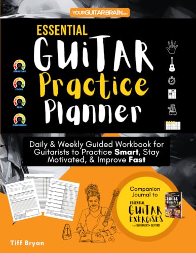 Essential Guitar Practice Planner Workbook
