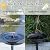 Solar Bird Bath,Deck Bird Bath with Solar Fountain,Metal Bird Bath Bubbler,Adjustable Sturdy Balcony Bird Bath,Patio Garden Decor