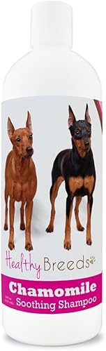 Miniatura 104 de Healthy Breeds Doberman Pinscher Champú calmante para perros de manzanilla, 8 onzas