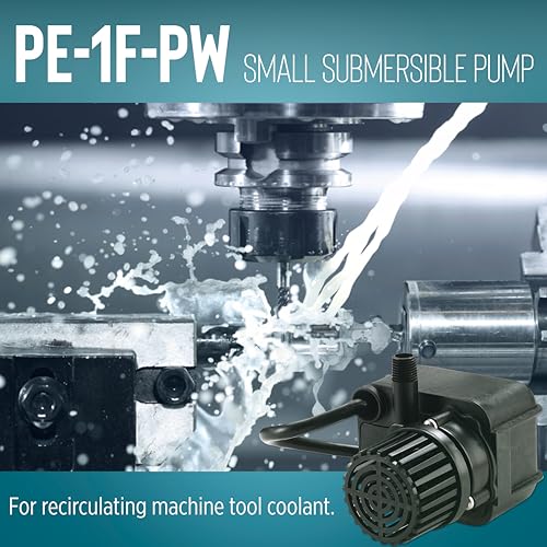 Image of Little Giant PE-1F-PW 115 Volt, 1 /125 HP, 170 GPH Submersible Direct Drive Fountain Pump with 15-Ft. Cord, Black, 566608