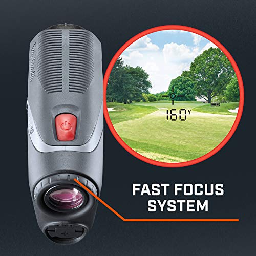 Bushnell Tour V5 (Standard) Golf Laser Rangefinder Patriot Pack Playbetter Bundle | With Carrying Case, Divot Tool, Playbetter Microfiber Towel And Two Batteries | Pinseeker Jolt, 6X Mag | 201901P #TOP7