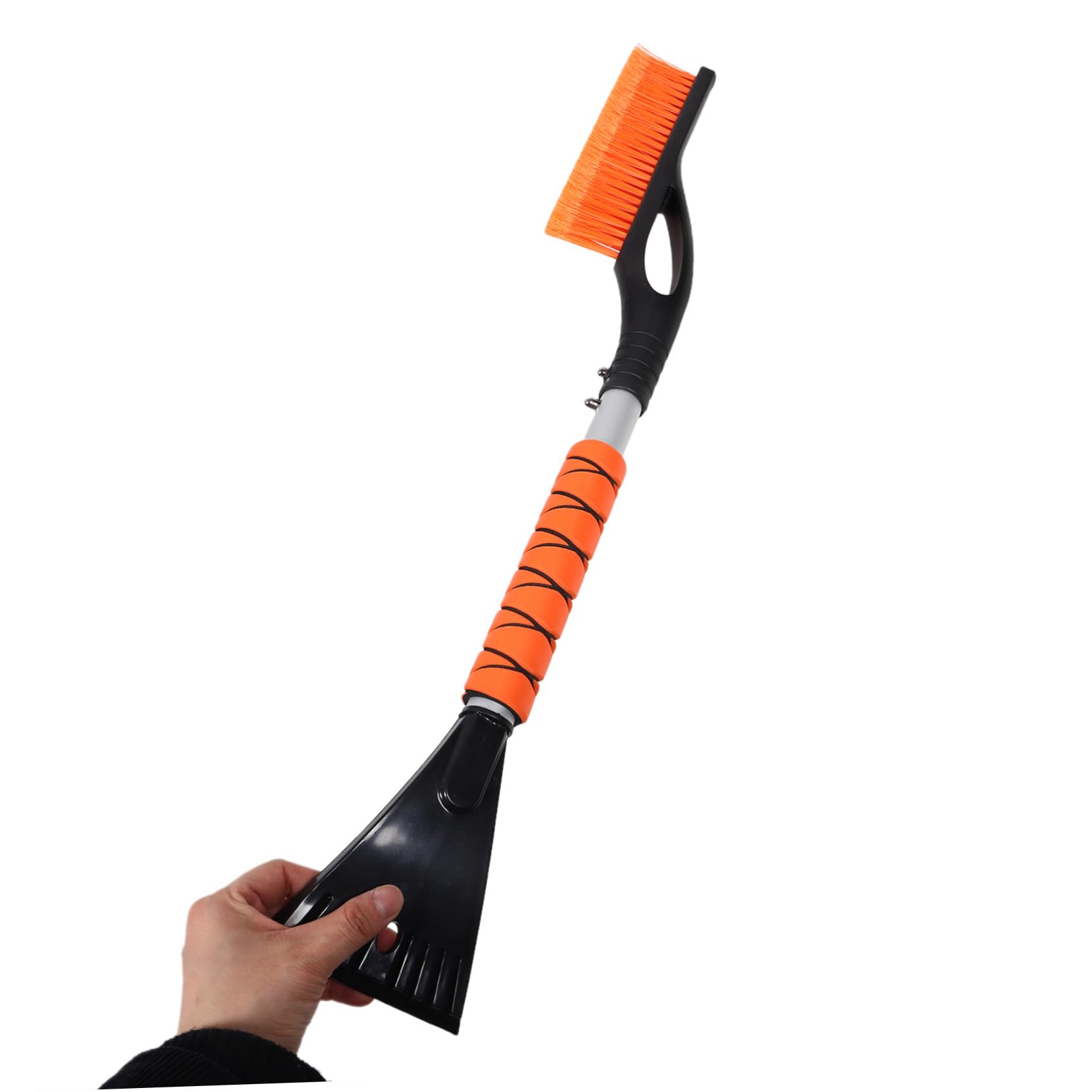 ULTECHNOVO Lot de 2 Grattoirs à Glace pour Voiture, Déneigement, Design Extensible, en Abs et PP, pour Pare-Brise et Hiver Rigoureux