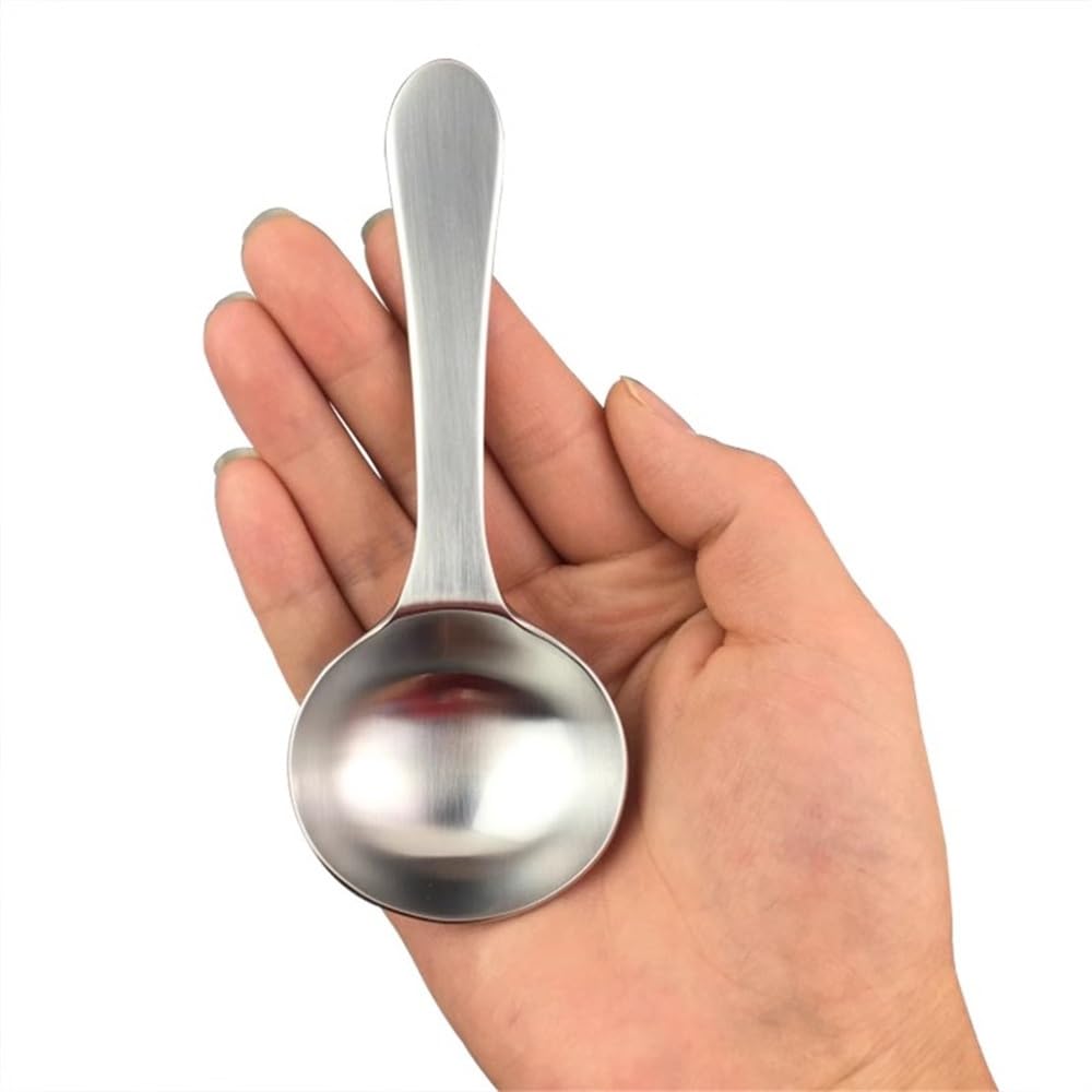 Misurini da caffè Multifunzionali Cucchiaio dosatore in Acciaio Inox, Cucchiaio for Chicchi di caffè, Cucchiaio da Dessert for Latte in Polvere