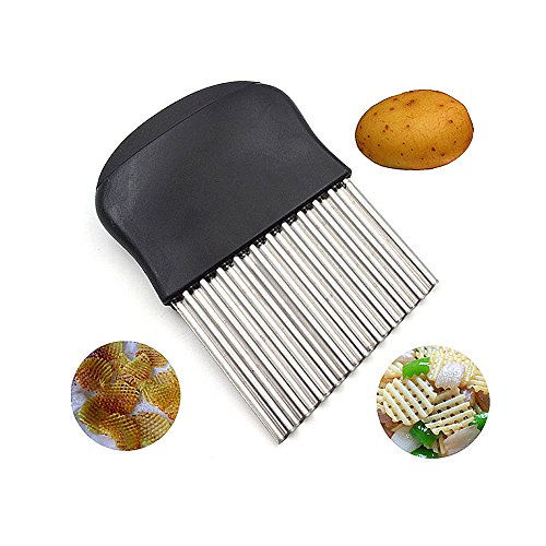 HIMKI Chips Wave Knife Stainless Steel Chips Cutter Potato Wave Cutter - Image 8