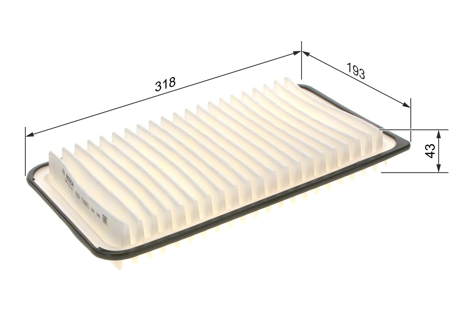 Bosch S9187 - Luftfilter Auto : Amazon.de: Automotive