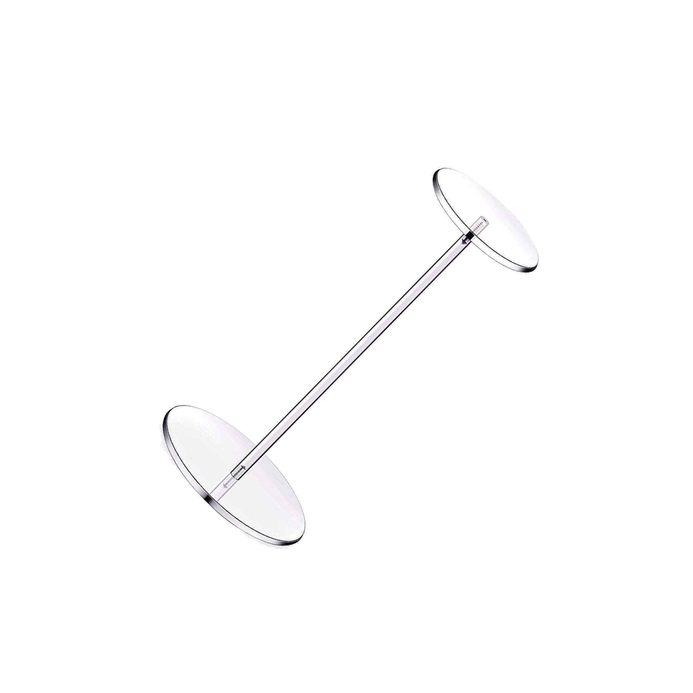 PIXZCSA Trendy Clear Acrylic Hat Stand Display Rack Holder Displaying Cowboy Hats And Baseball Hats Artistically Acrylic Hat Stand Rack Clear Display Stands, 35cm