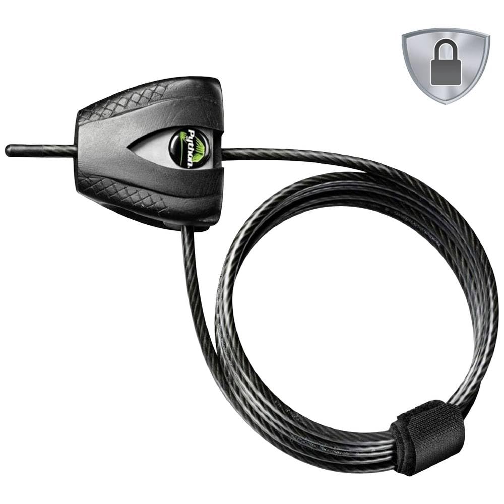 Master Lock Unisex Adult Python Security Cable With Key, Black, 5 Mm Eu