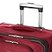 SWISSGEAR Sion Softside Expandable Spinner Luggage Durable Lightweight Travel Suitcase, Burgundy, Checked-Medium 25-Inch