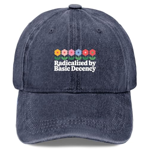 Made in US Radicalized by Basic Decency Hats for Golf