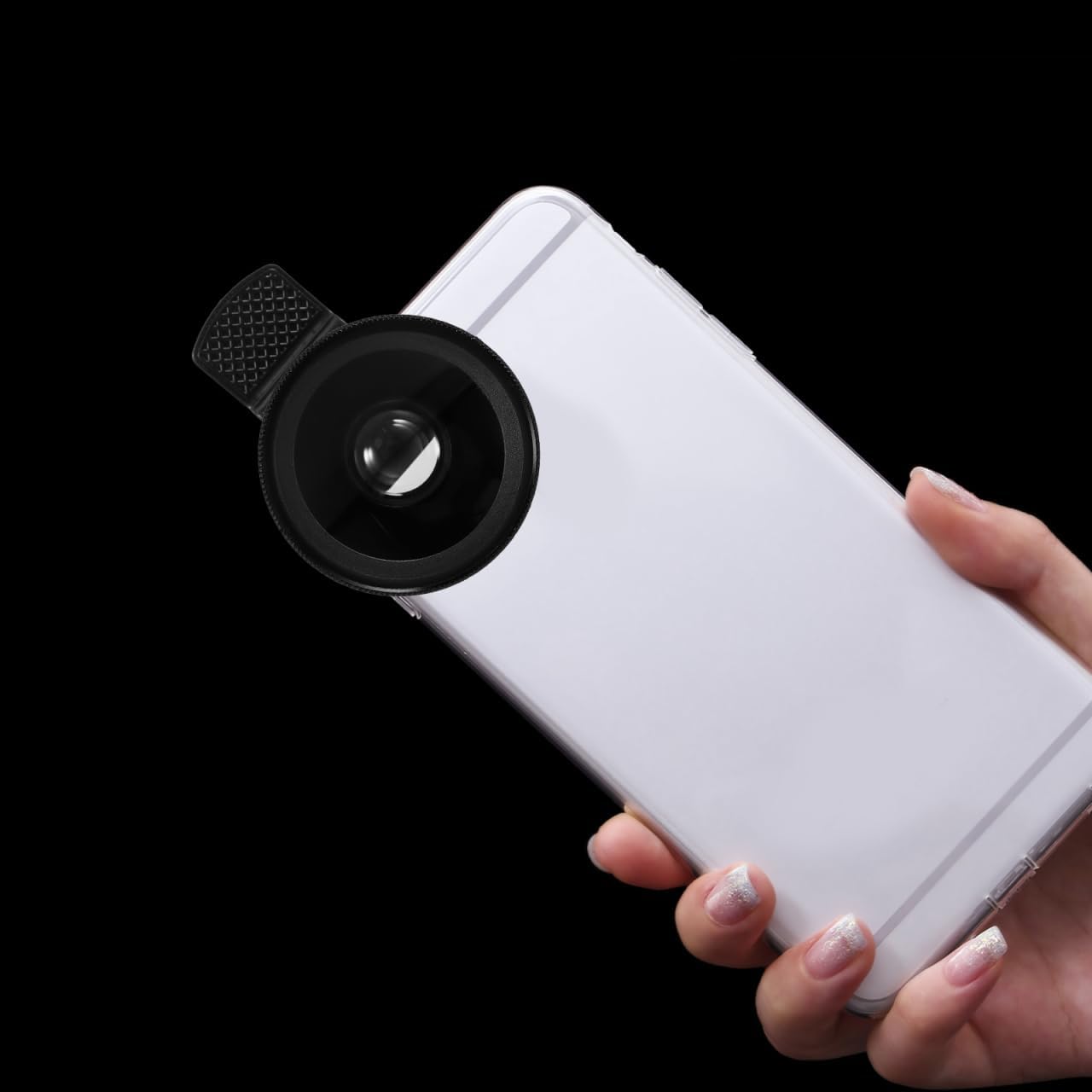 Luxshiny Phone Camera Lens Clip Wide Angle and Macro Lens 2 in 1 for Most Smartphones Portable Cell Phone Attachment for Mobile Photography Includes Protective Covers and Storage Bag