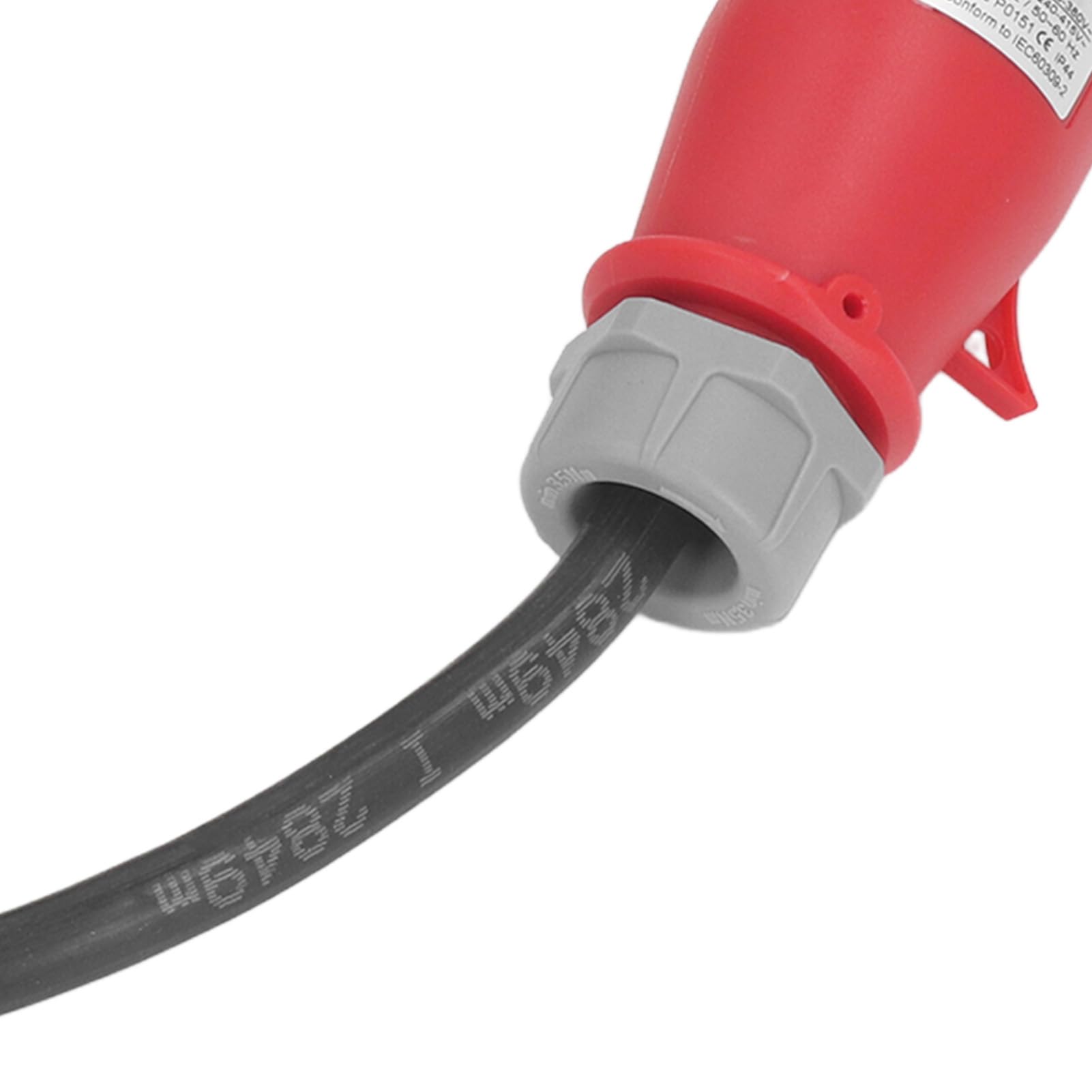 Adaptateur CEE à 5 Broches 32A Femelle à 16a mâle de Courant élevé de Courant d'alimentation imperméable pour la Construction de Camping en Plein air Jardin ABS Durable ABS