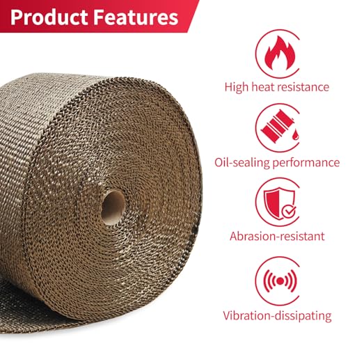 AggSound Basalt Fiber Exhaust Wrap