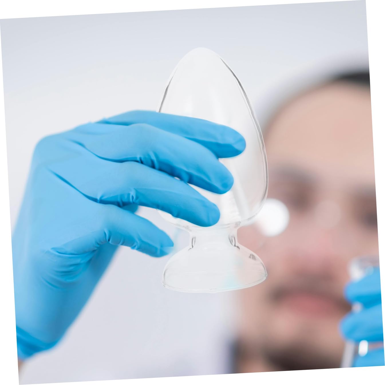 PRETYZOOM 2 Sätze Glasaufbewahrungsflaschen Transparente Laborflasche Mit Stabilem Deckel Hühnerherzform Für Probenpräsentation Und Aufbewahrung 2 Stück * 2
