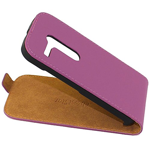 ebestStar   Funda Compatible con Motorola Moto G, XT1032 Carcasa Ventana Vista Cover Cuero PU, Funda Libro Billetera, Violeta [Aparato: 129.9 x 65.9 x 11.6mm, 4.5'']