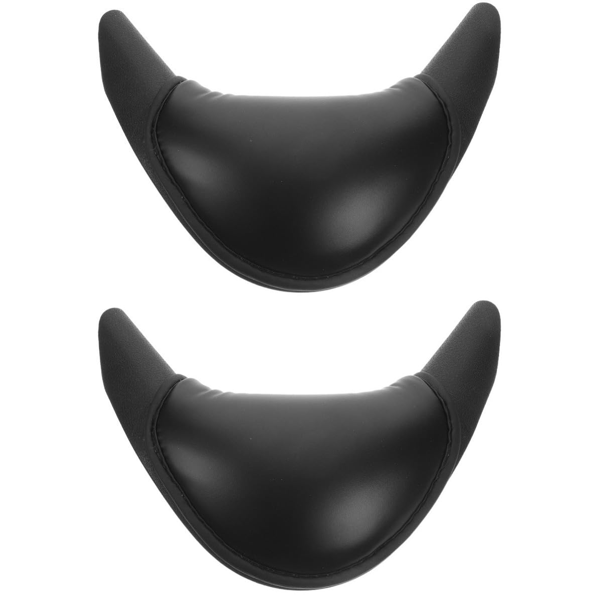 2 Stück Salon Shampoo Kissen aus Gel, Schwarz, 22x17x6 CM
