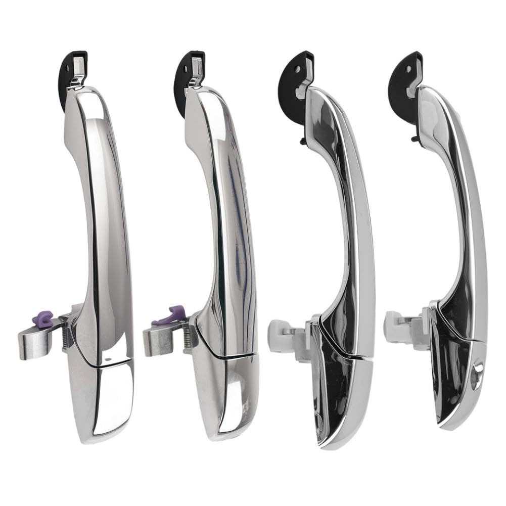 Zxurbqqqz Onecolor Outside Door Handle Silver Compatible With 2005-2008 4589009Ah Front Rear