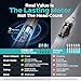 COSLUS Sonic Electric Toothbrush for Adults: Deep Teeth Cleaning & Whitening - 5 Modes & 3 Intensity Levels for Sensitive Teeth & Braces, 2 Types of Brush Heads 2 Hours Charge, Black & Black Button