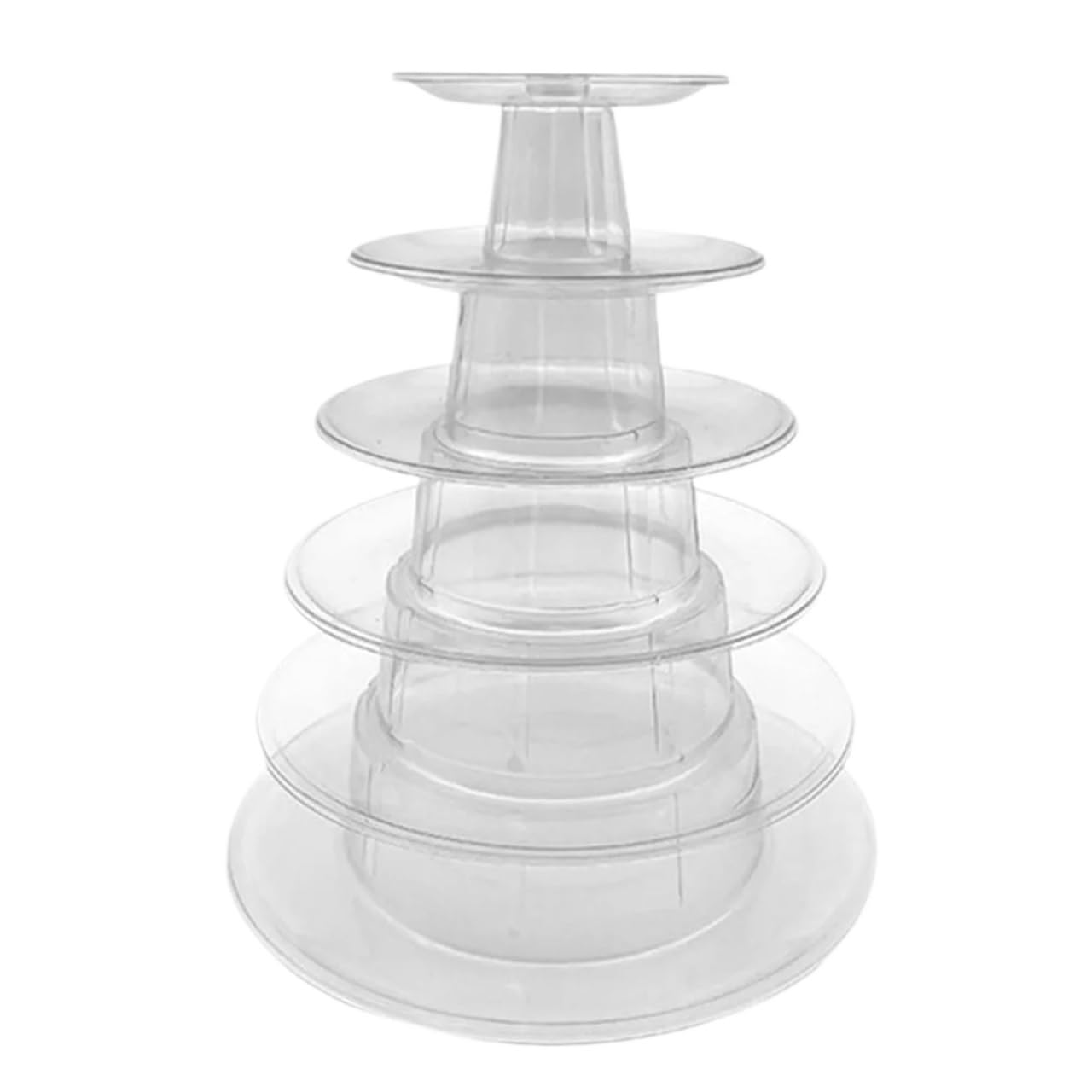Zhsoao 6 Tiers 4/ Transparent Cake Stand For Cake