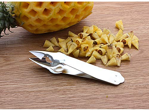 Gankmachine Útil piña de la Fruta Peeler Corer máquinas de Cortar Clip Cortador Piña fácil de Ensalada de Fruta filetea los Accesorios de Cocina