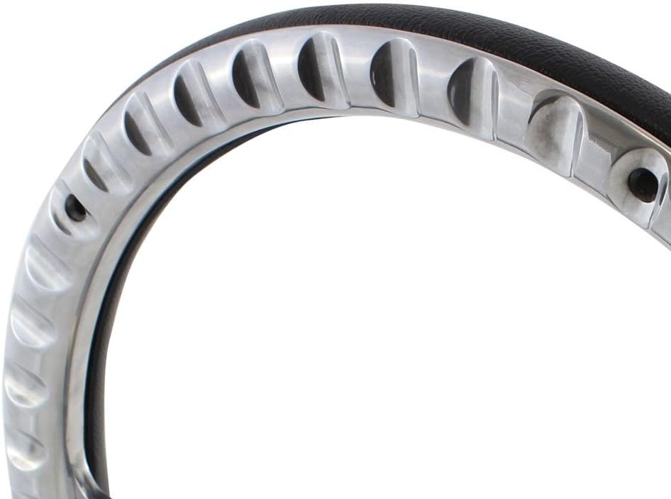 ForeverSharp Club Car Precedent & XRT Steering Wheel Kit 14" Polished Muscle Steering Wheel Carbon Fiber Hydrodipped Half Wrap