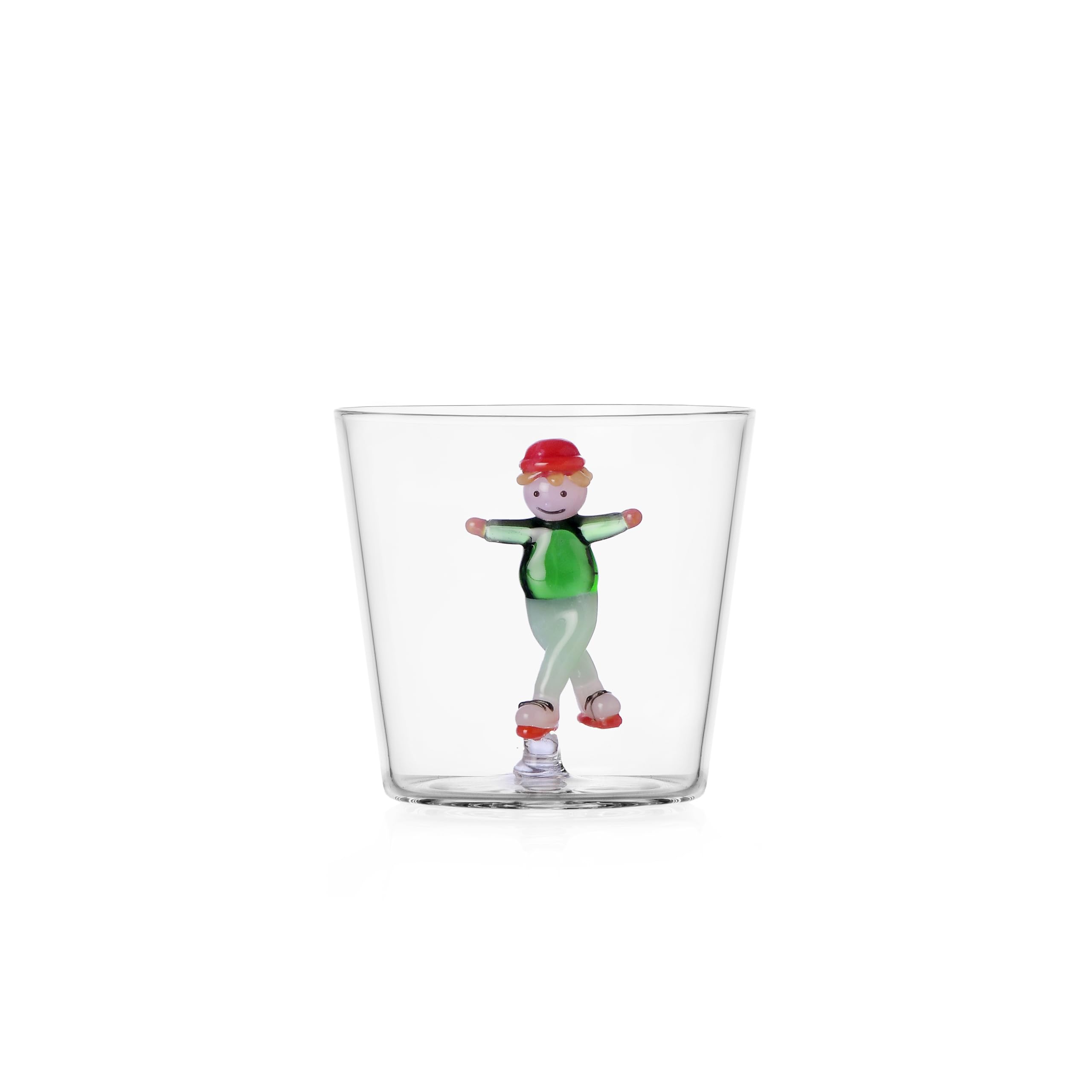 Verre Fille et Patinage sur Glace Ichendorf Milano pour tables d'hiver