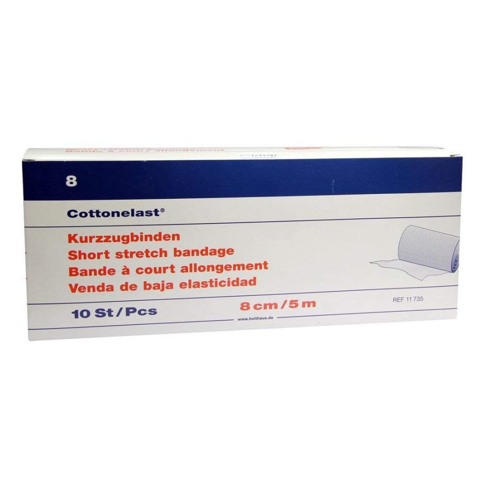 KURZZUGBINDE Cottonelast 8 cmx5 m 10 St