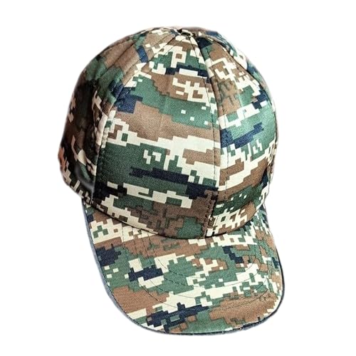 Digital Camouflage Baseball Cap, Military Style Tactical Hat, Adjustable Strap, Unisex, Cotton Blend | Adjustable Military Style Cap-image-43