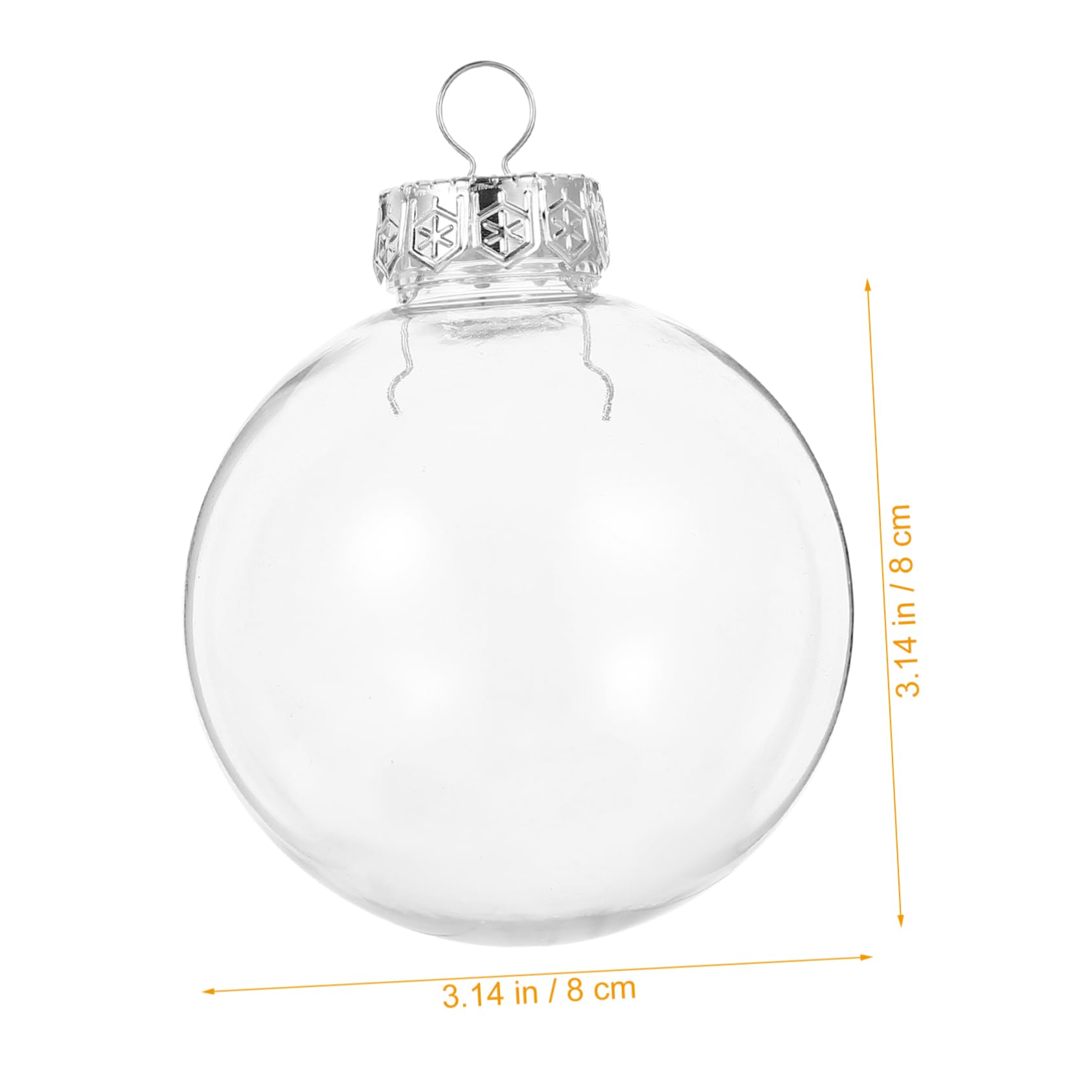 Hohle Weihnachtsdekoration Für Weihnachtsbaum 8 cm 20-teiliges Set Weihnachtsdekorationsspielzeug Für Party-weihnachtsbedarf