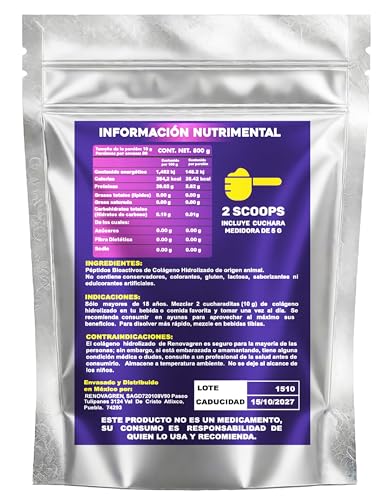 Colágeno, colageno lac taut Marca RENOVAGREN (2)