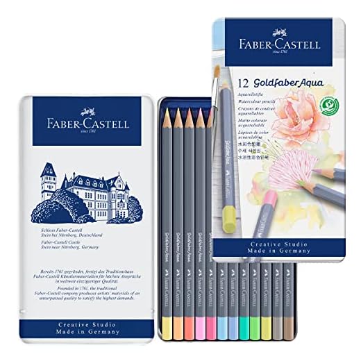 Faber-Castell-114622 0, Color Pastel, 12 Unidad (Paquete de 1) (FC114622AZ)