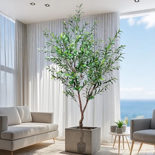 Faux-Olive-Tree-Fake-Olive-Tree-Olive-Trees-Artificial-Indoor-7-Feet-X-84-inches-Realistic-Potted-Silk-Indoor-Large-Fruit-for-Home-Offices-Living-Rooms-Bedrooms-Stairs-and-Foyer-Decor Faux Olive Tree Fake Olive Tree Olive Trees Artificial Indoor 7 Feet X 84 inches Realistic Potted Silk Indoor Large Fruit for Home Offices Living Rooms Bedrooms Stairs and Foyer Decor