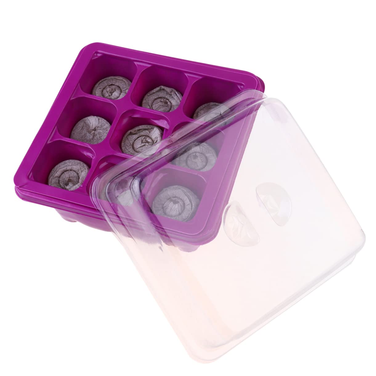 Toddmomy Set di Vassoi per Piantine Kit per La Coltivazione di Microgreens Vassoio per Piante Kit per La Germinazione Vassoio per Semi Tappetino per Piante Germogli da Giardino