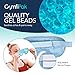 Gel Eye Mask for Sleeping 2 Pack -Reusable Hot and Cold Compress - Gel Bead Therapy for Migraine, Sleep, Puffy Eyes, Headache Relief – Ice Pack or Heat Pack – by ComfiPak