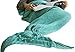Hughapy knitted Mermaid Tail Blanket for Adults Teens,Kids Crochet Snuggle Mermaid,All Seasons Seatail Sleeping Blanket (71