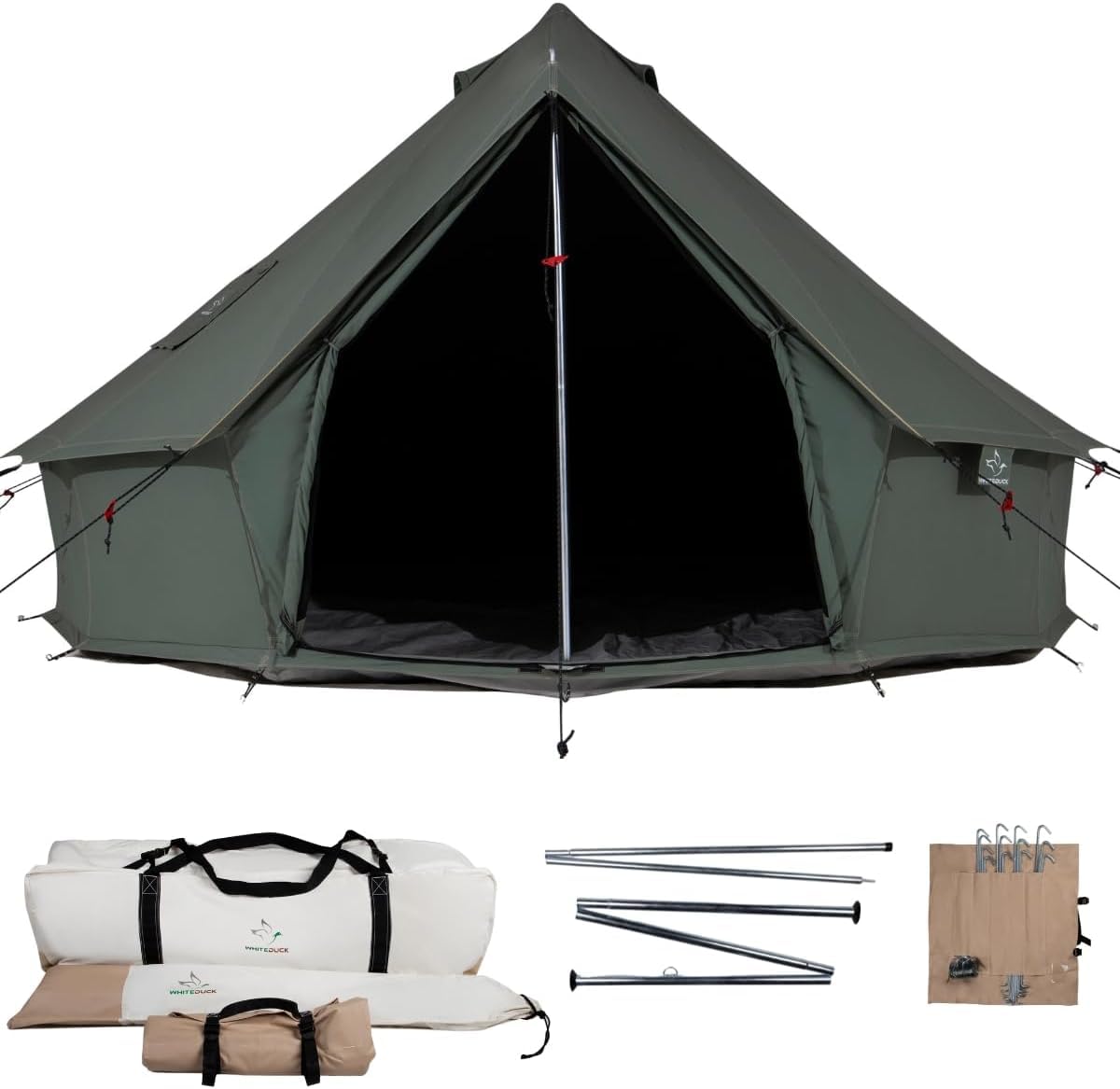 WHITEDUCK Regatta Canvas Bell Tent - wStoveJack Waterproof 4 Season Luxury Camping and Glamping Yurt Tent Outdoor product thumbnail 2