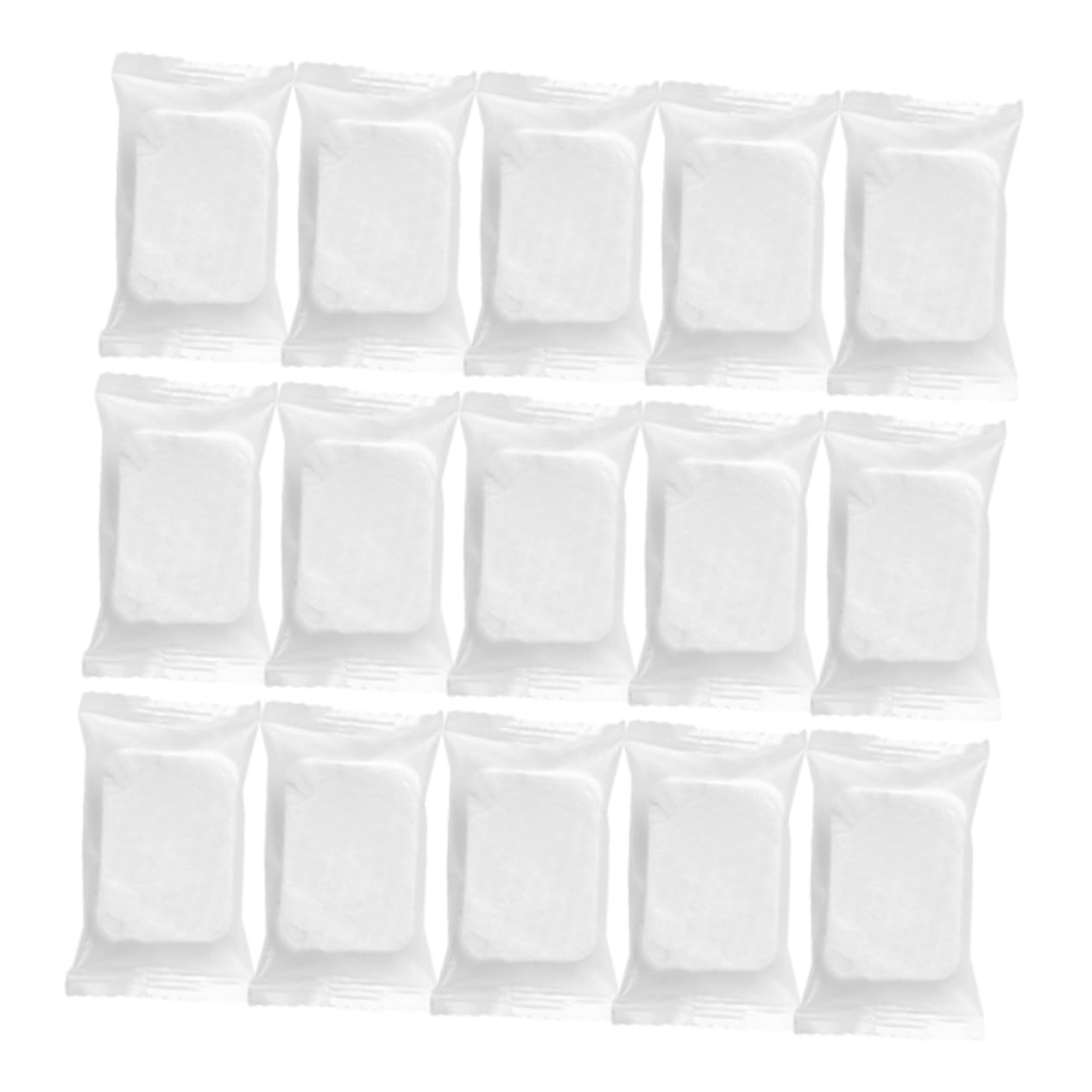 Dischetti Struccanti Compressi Esfoliazione Delicata Non Tessuto Bianco in'unica Confezione e Rimozione Olio 50 Pezzi per Pulizia Viso per Donne