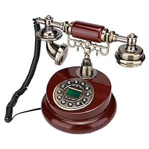 Vintage telefoon, antieke roterende telefoon, retro telefoon, MS-6100B Europese retro stijl drukknop telefoon…