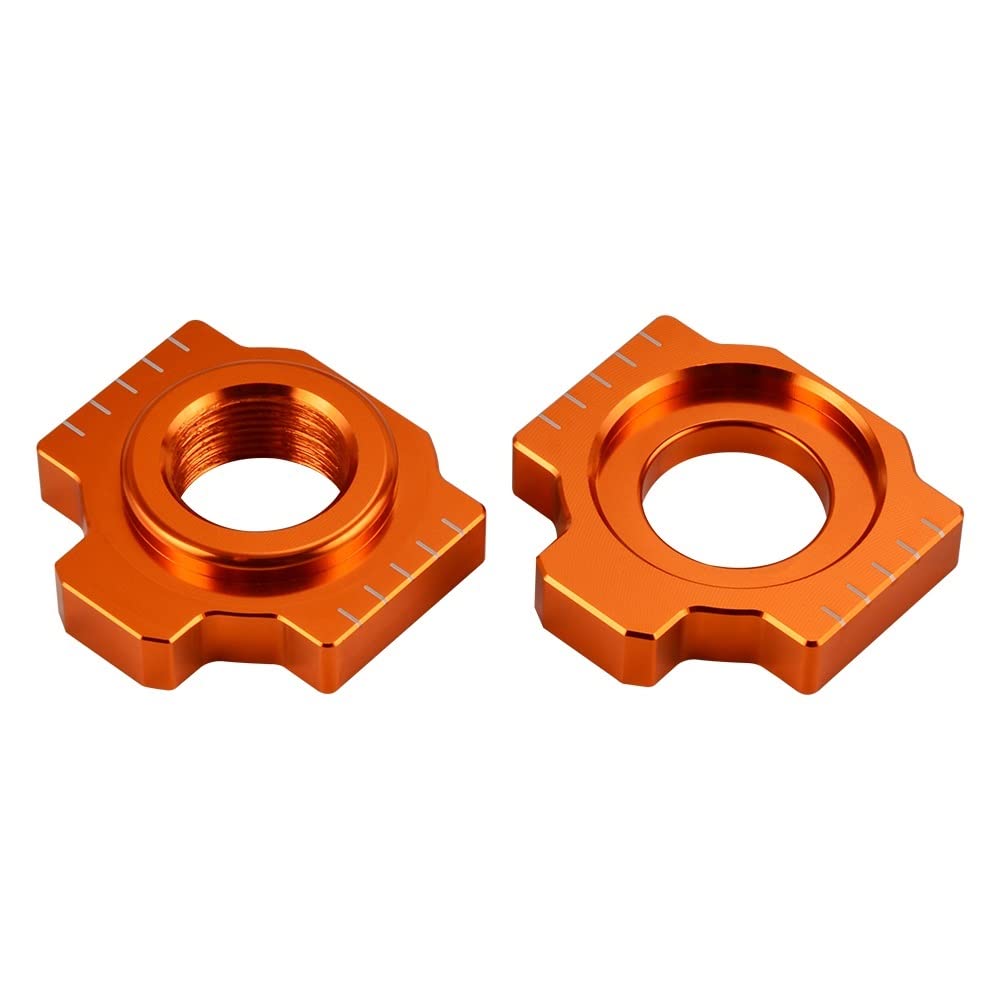 DShanLa Axe Blocs Ajusteur de la chaîne pour K.T.M 690 790 950 990 1050 1090 1190 1290 Duke Enduro Supermoto Super Adventure R S LC8 SMR SMT RC8 DShanLa (Color : Orange)