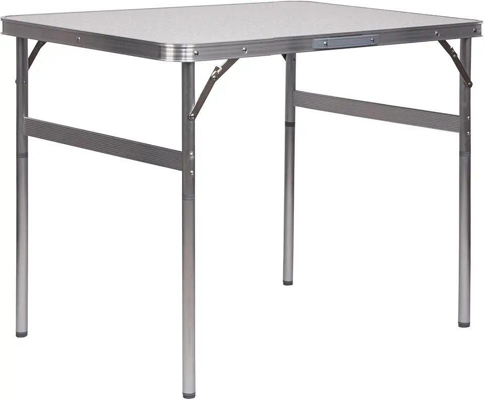 Mesa Dobrável De Alumínio Com Tampo De Mdf, 900 X 600 Mm Palisad
