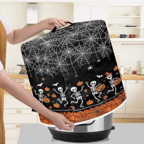 Image of Halloween Skull Pressure Cooker Cover Casual Air Fryer Cover