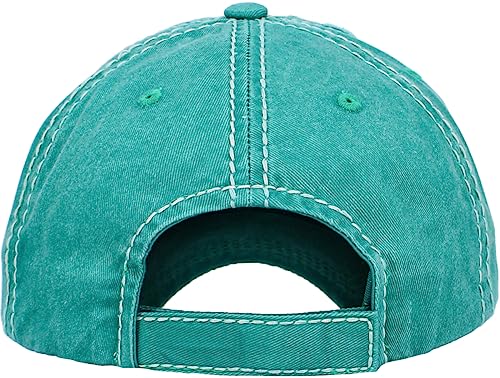 Image of KBETHOS Vintage Washed Distressed Cotton Dad Hat Baseball Cap Adjustable Polo Trucker Unisex Style Headwear