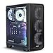 Produktbild Zalman S2 TG PC Midi Tower ATX Gehäuse mit Lüfter - Computer Case ATX Gaming Tower - Gaming PC Gehäuse Glas mit Seitenteil aus Tempered Glass - schwarz