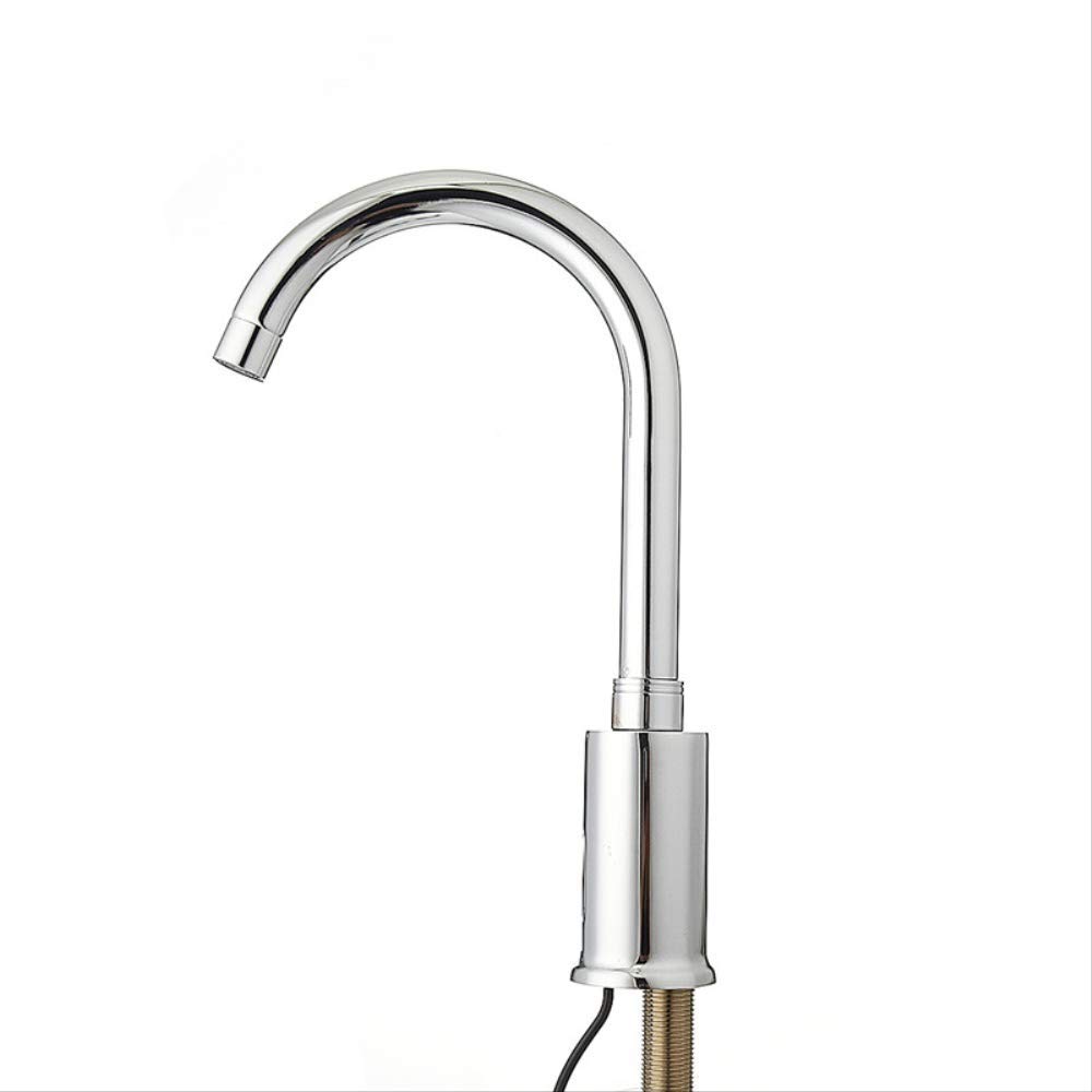 Sensore A Infrarossi Automatico In Lega Di Zinco Rubinetto Per Lavello Da Cucina Rubinetto Lavello Smart Touchless Rubinetto A Freddo Singolo Montaggio Su Piano Con Maniglia Singola A